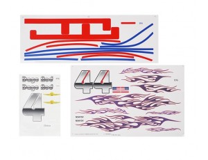 FMS 1.1M P-51 Dago Red V2 Decal Set